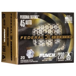 .45 ACP Premium Punch JHP 230 gr.